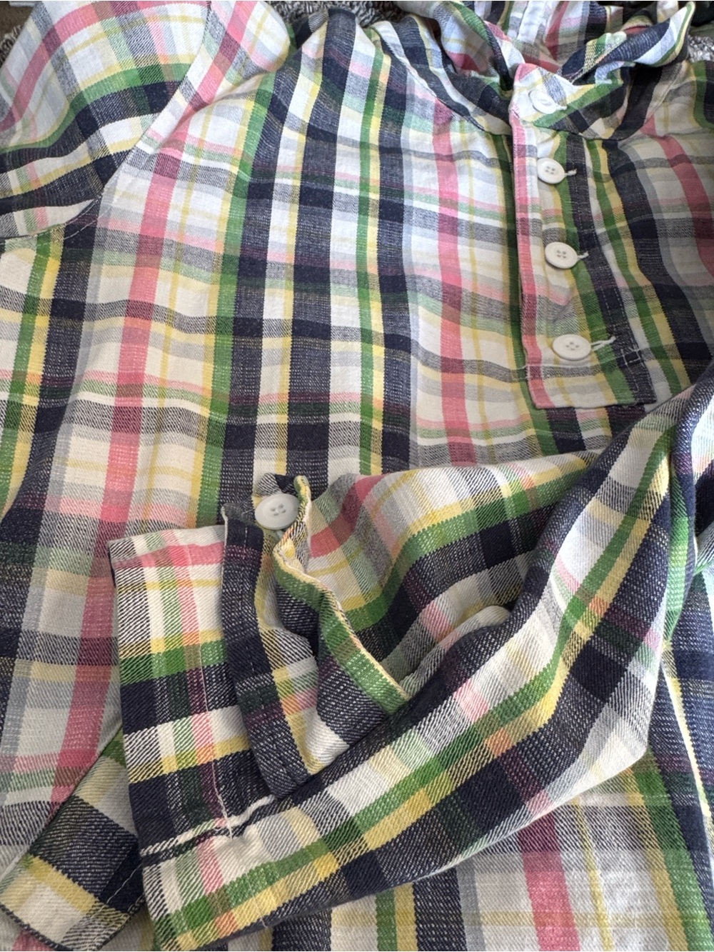 Merona Pastel Plaid Hooded Button Shirt Jacket - Picture 9 of 9